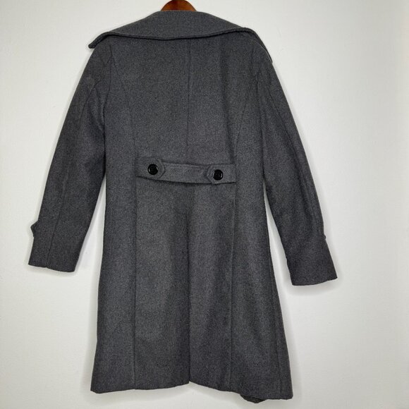 Zhanyibo Gray Peacoat - M - Picture 2 of 8